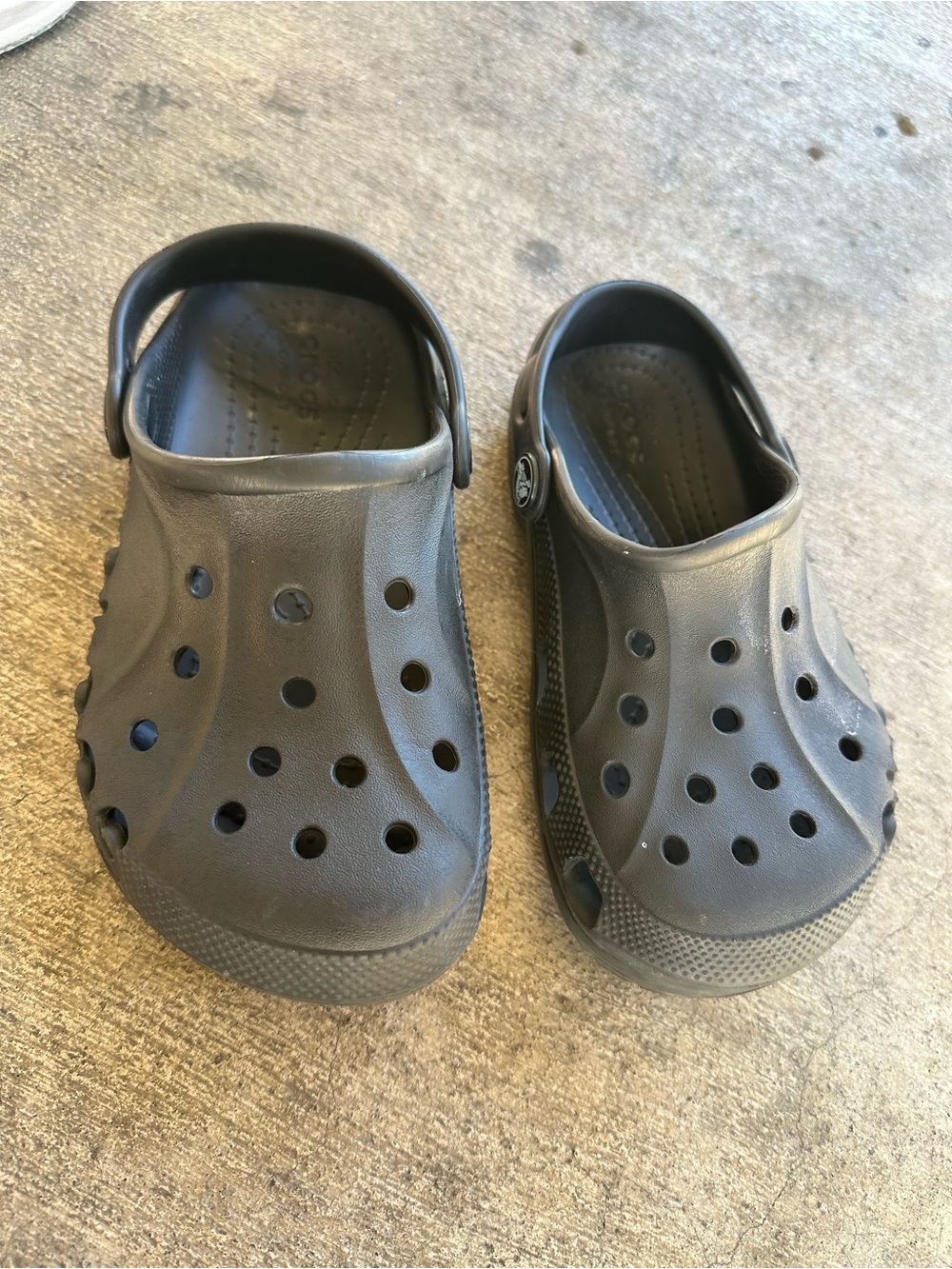 CROCS Kids Black Classic Clog Sandals
